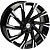 Диски Khomen KHW 1901 7.5x19 5*108 ET51 DIA63.3 Black-FP Литой купить с бесплатной доставкой в пункты выдачи в Петербурге